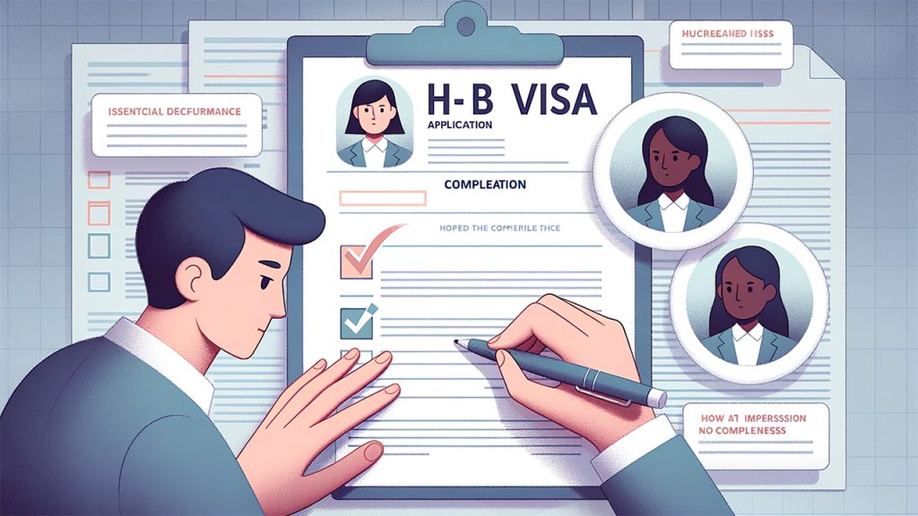 A step-by-step visual checklist for thoroughly reviewing your H-1B visa petition.