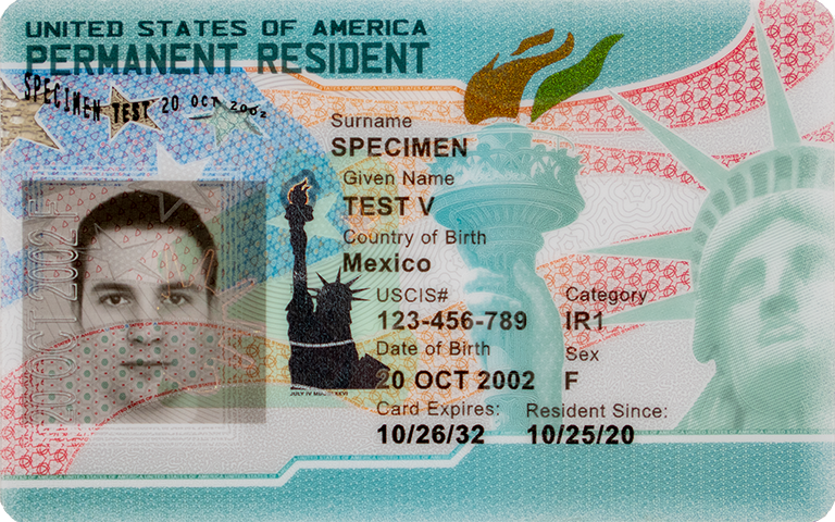 An official U.S. Green Card, representing permanent resident status will be granted to DV Lottery winners.
